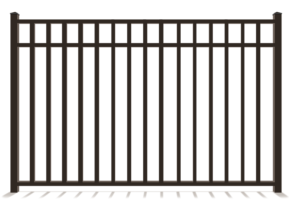 3 rail aluminum fence contractor in Danville Virginia
