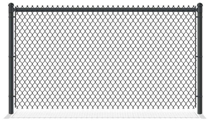 Black PVC-Coated Chain Link Fence in Danville Virginia