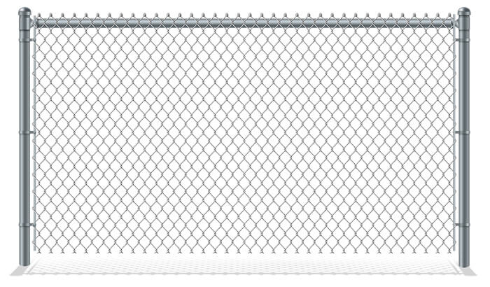 Galvanized Chain Link Fence in Danville Virginia