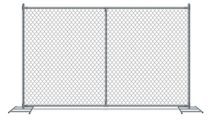 Temporary Chain Link Fence in Danville Virginia