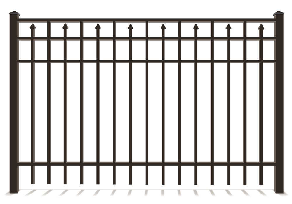 Flat Top Ornamental Iron Fence Company in Danville Virginia