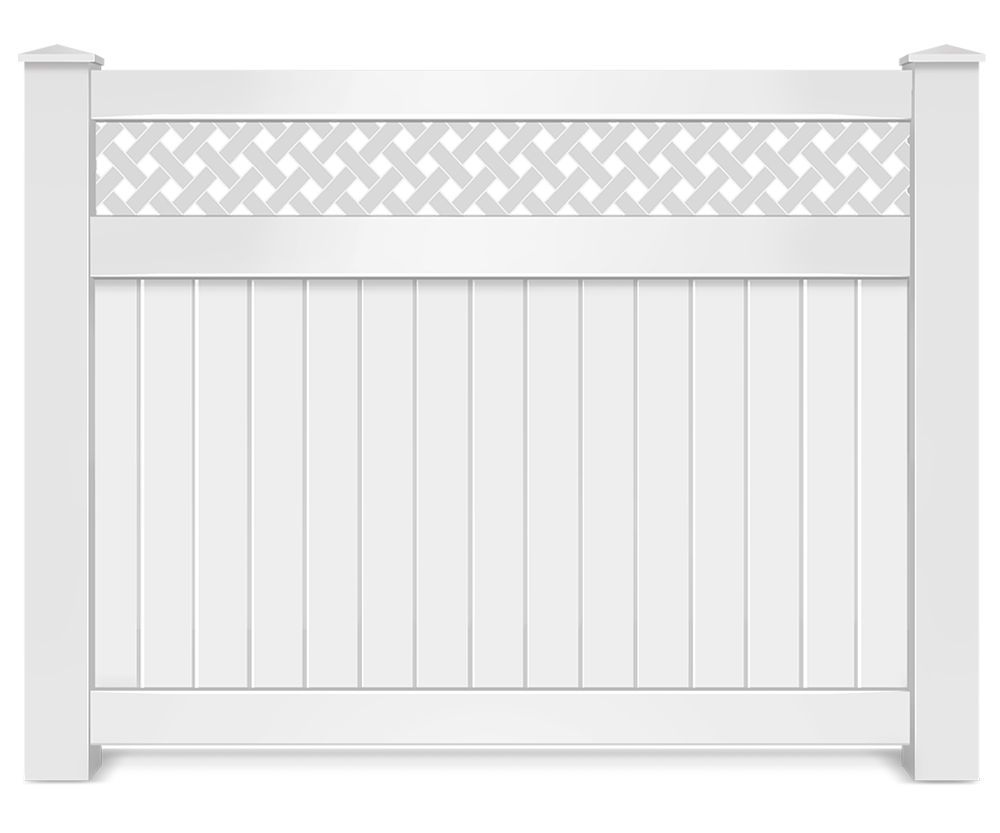 Vinyl decorative fence contractor in Danville Virginia