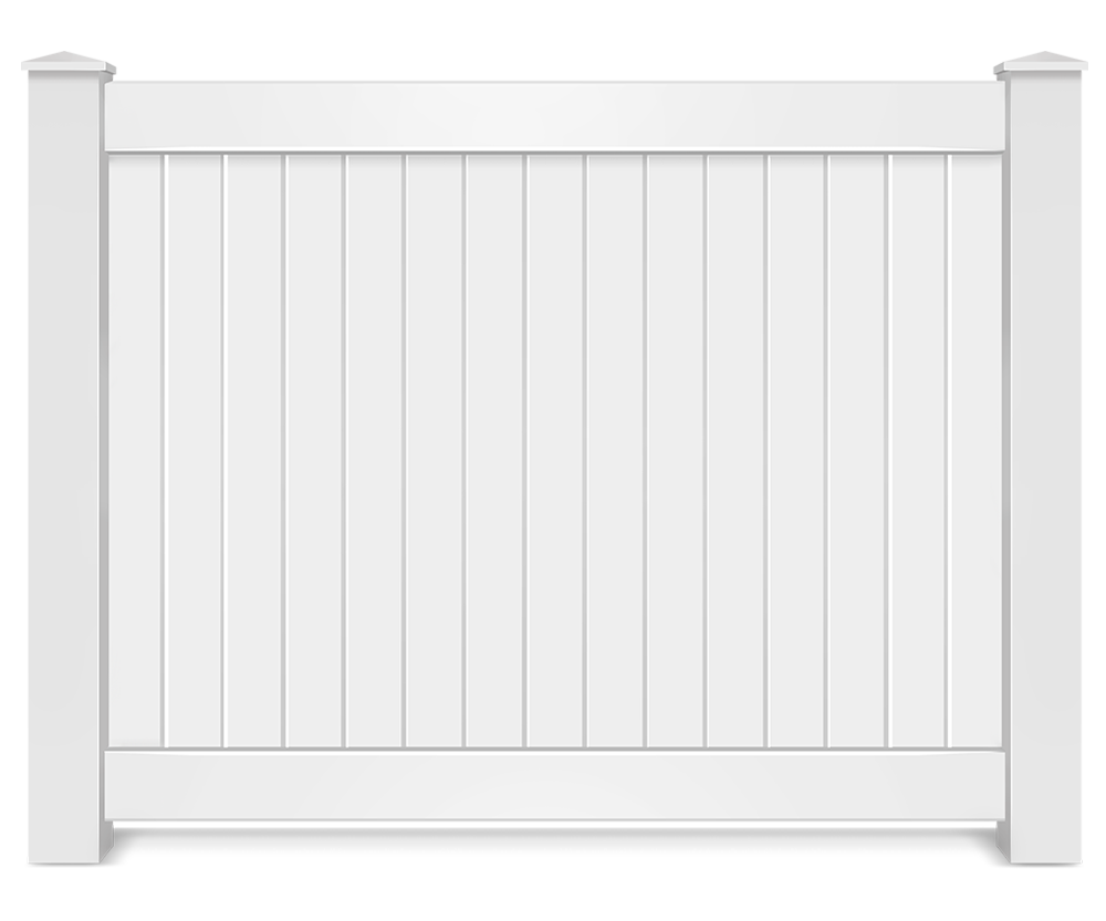 Vinyl full privacy fence contractor in Danville Virginia