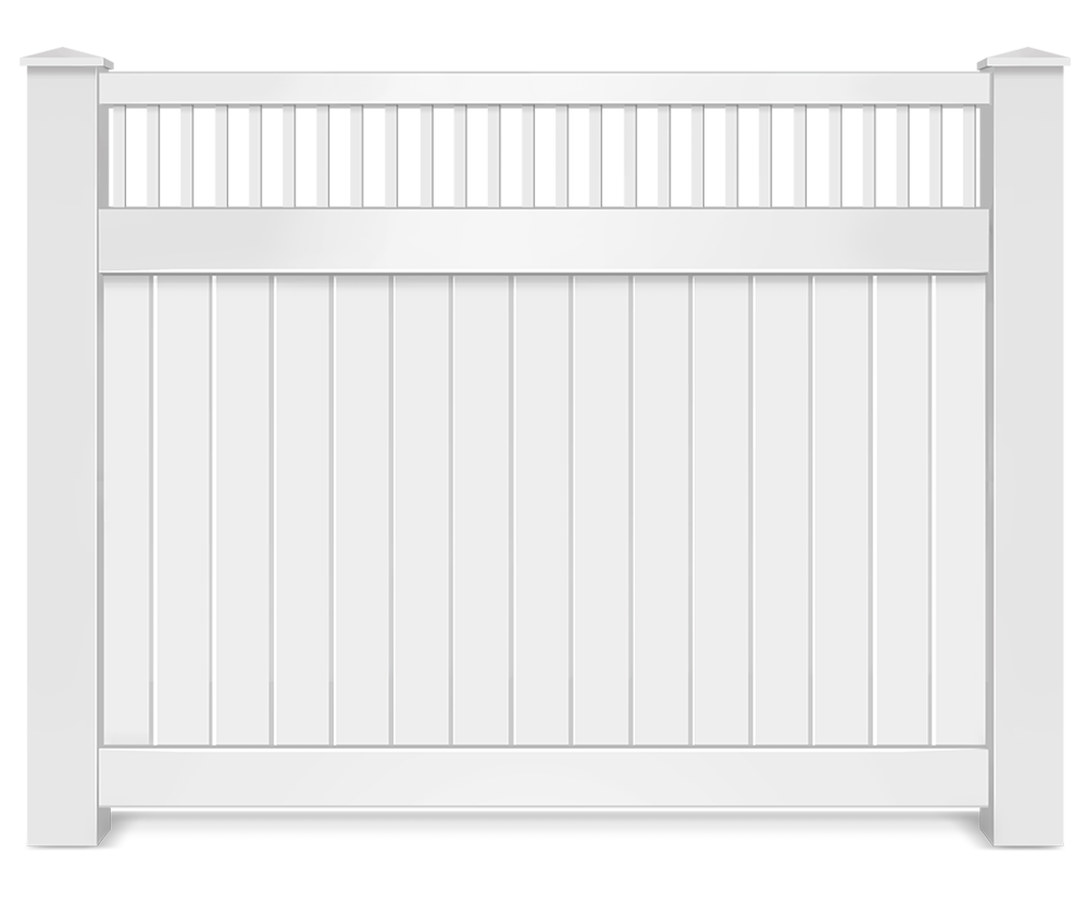 Vinyl decorative fence contractor in Danville Virginia