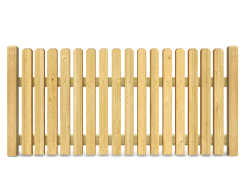 Residential Picket wood fence in Danville Virginia