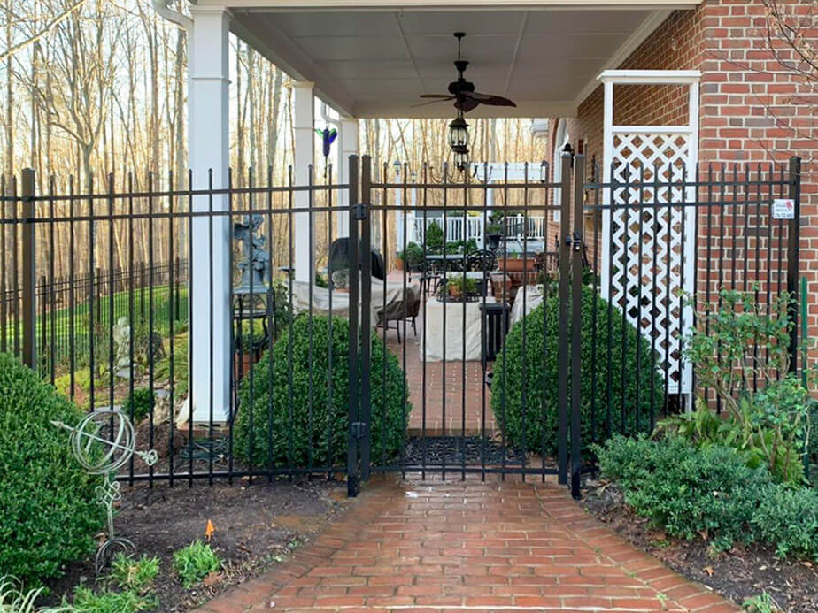 Ornamental steel fence contractor in Danville Virginia